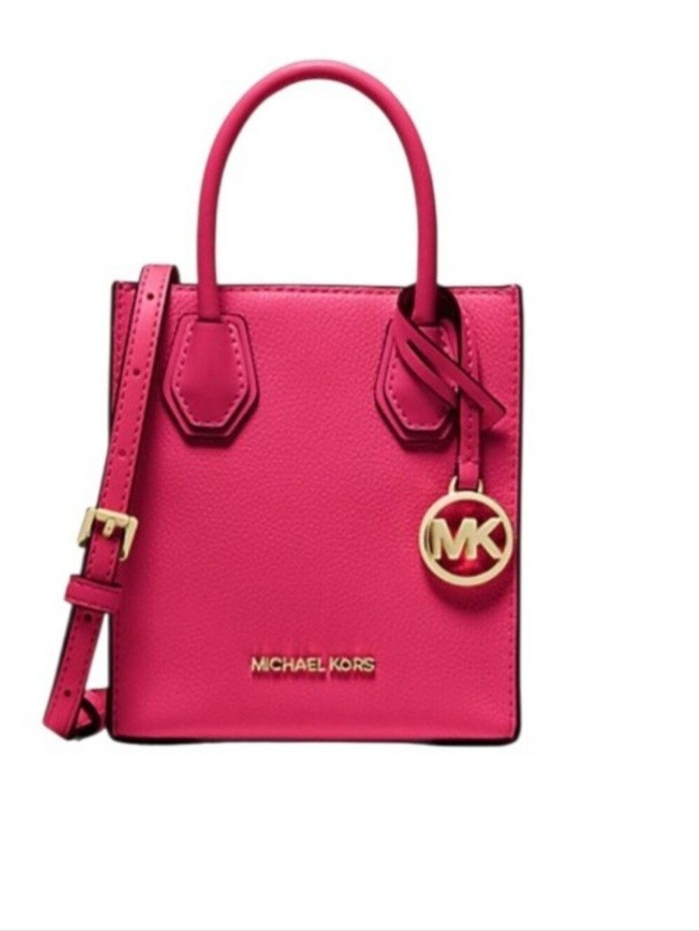 NEW Michael Kors Pink Mini Tote Shoulder Bag, Crossbody Bag  Leather